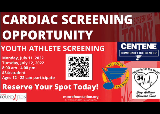 More Info for MCORE Youth Athlete Cardiac Screenings